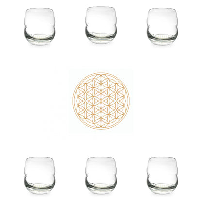 ND MYTHOS Gläser 6er-Set 2,5dl (Weiss/Gold)