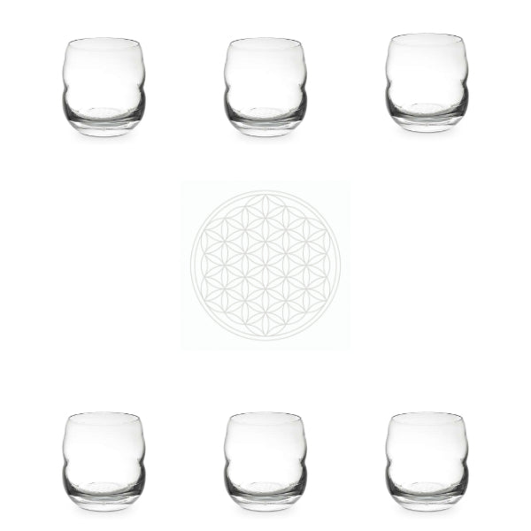 ND MYTHOS Gläser 6er-Set 2,5dl (Weiss/Gold)