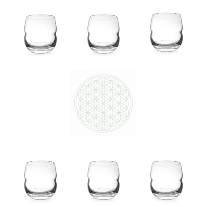 ND MYTHOS Gläser 6er-Set 2,5dl (Weiss/Gold)