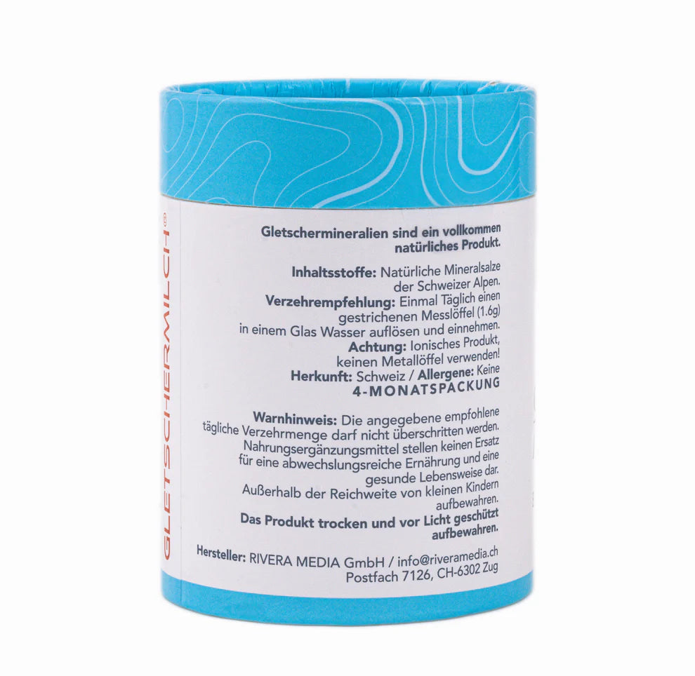 NEU! GLETSCHERMILCH® Gletschermineralien (65g/200g)