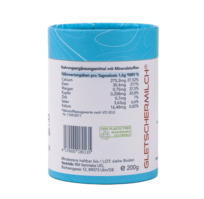 NEU! GLETSCHERMILCH® Gletschermineralien (65g/200g)