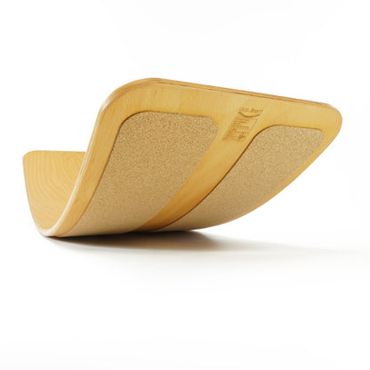 TICTOYS - das.BRETT Balance Board (Geölt mit Korkriemen)