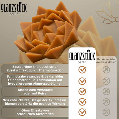 GLANZSTÜCK Berlin® Akupressur Nackenrolle THERMO