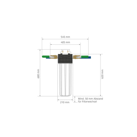 Image of PEKA®20 Hauswasser-Filtersystem (4er) komplett (MFH)