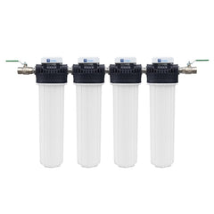 PEKA®20 Hauswasser-Filtersystem (4er) komplett (MFH)