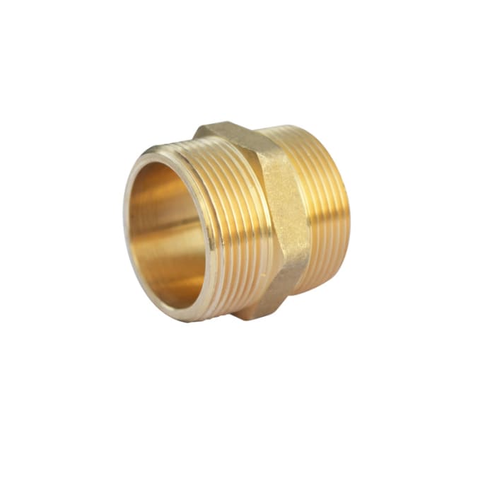 PEKA® Zentralwasserfilter / Doppelnippel (Messing) 1,5"
