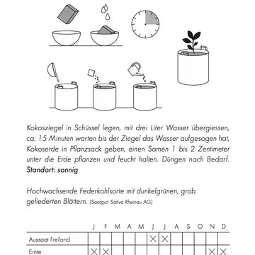 Image of GORILLA GARDENING® Pflanzsäcke mit Kokossubstrat (inkl. Gemüse-Samen)