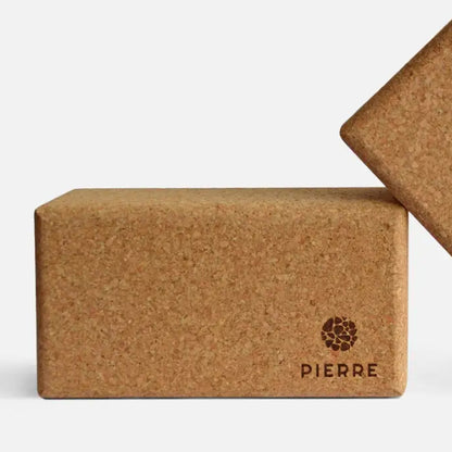 PIERRE SPORTS® Yoga-Korkblöcke-Set (2Stk)