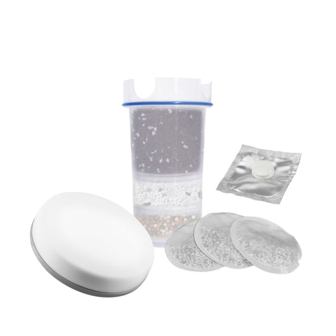 Image of MAUNAWAI PI®PRIME Quelle K8 SHW (sehr hartes Wasser) / mit Gravur (Blume)