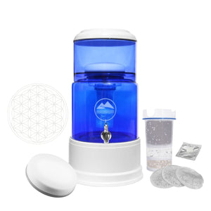 MAUNAWAI PI®PRIME Quelle K8 SHW (sehr hartes Wasser) / mit Gravur (Blume)