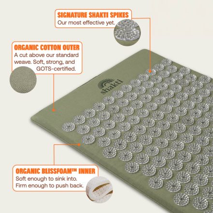 Image of SHAKTI MAT® Akupressur Matte PREMIUM (Salbei) NEU!