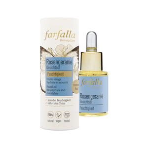 FARFALLA® Gesichtsöl 15ml / ROSENGERANIE (Feuchtigkeit)