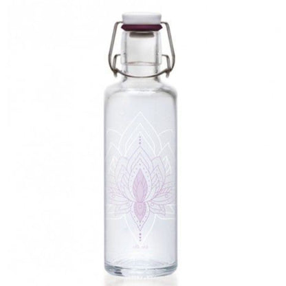 SOULBOTTLES Glasflaschen 6dl LILA LOTUS