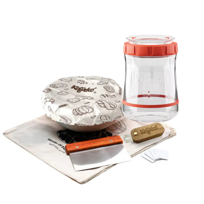 KEFIRKO DIY Sauerteig Complete-Kit (inklusive Zubehör) / Diverse Farben