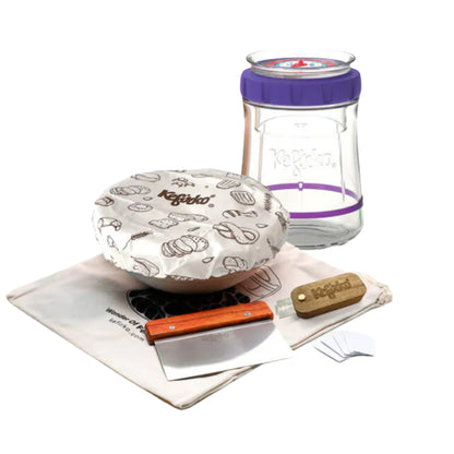 KEFIRKO DIY Sauerteig Complete-Kit (inklusive Zubehör) / Diverse Farben