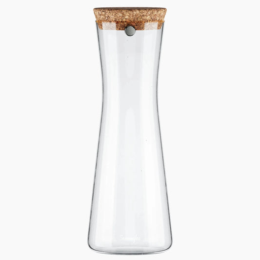 SONNENGLAS® Lichtkaraffe / 1000ml (Korkdeckel/Solarmodul)