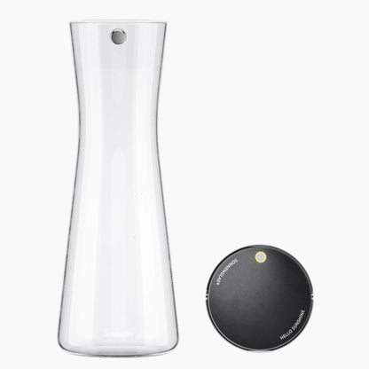 SONNENGLAS® Lichtkaraffe / 1000ml (Korkdeckel/Solarmodul)