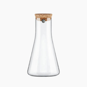 SONNENGLAS® Lichtkaraffe MINI / 750ml (Korkdeckel/Solarmodul)