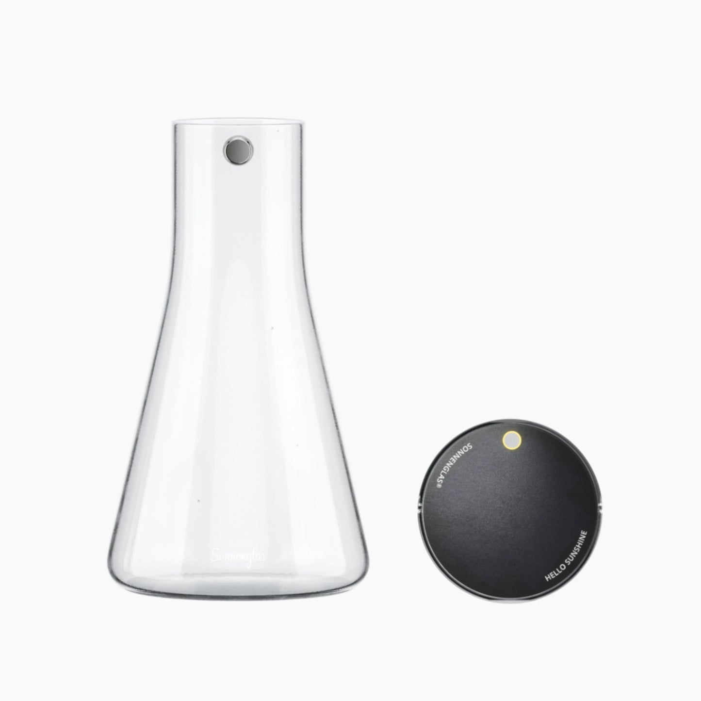 SONNENGLAS® Lichtkaraffe MINI / 750ml (Korkdeckel/Solarmodul)