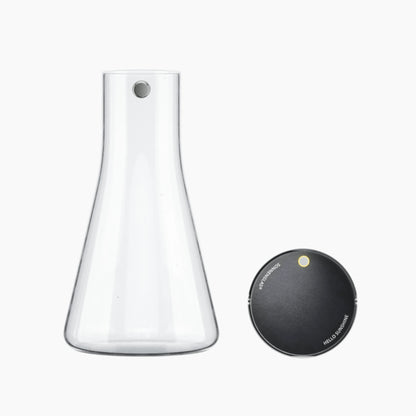 SONNENGLAS® Lichtkaraffe MINI / 750ml (Korkdeckel/Solarmodul)