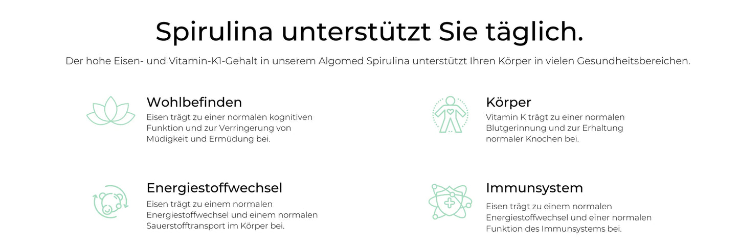 ALGOMED® Spirulina + Chlorella Mix Tabletten (175g)