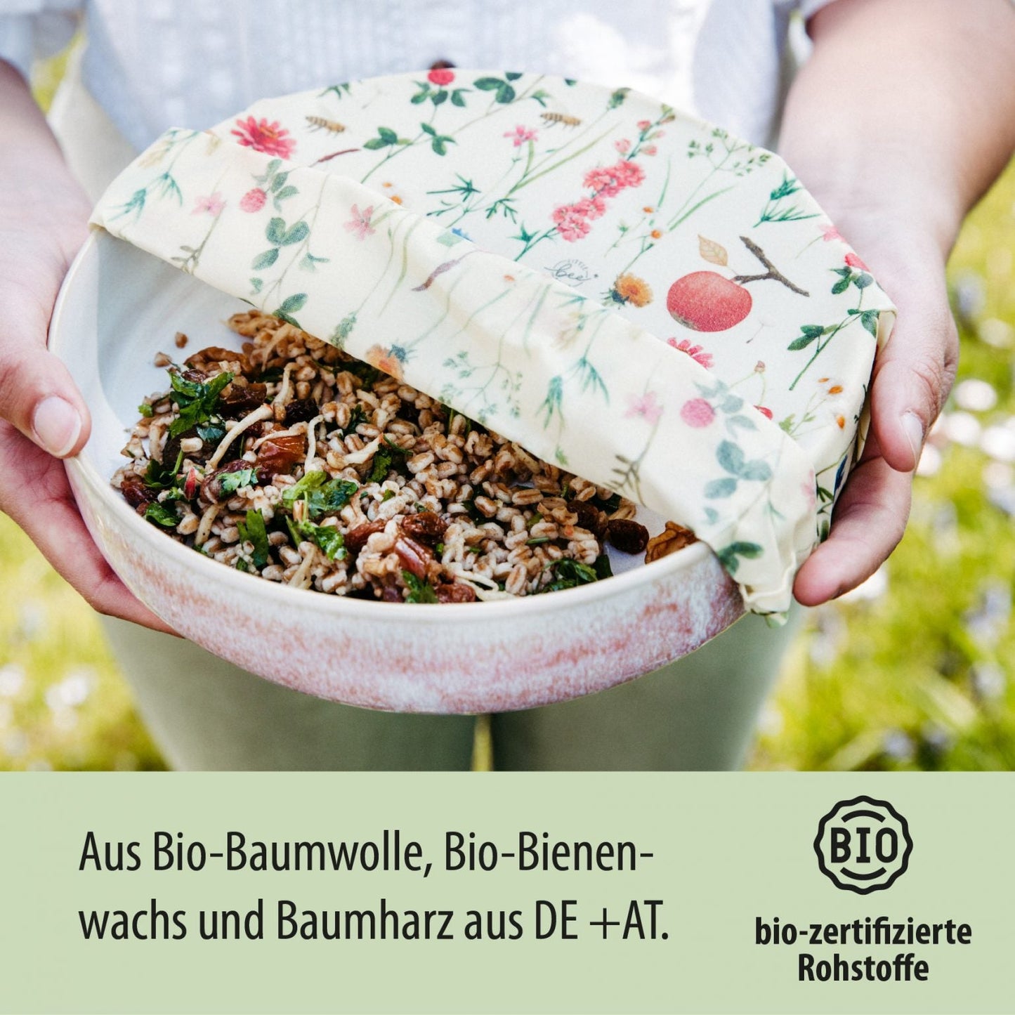 LITTLE bee FRESH® Bienenwachstuch STREUOBSTWIESE / 3er-Set
