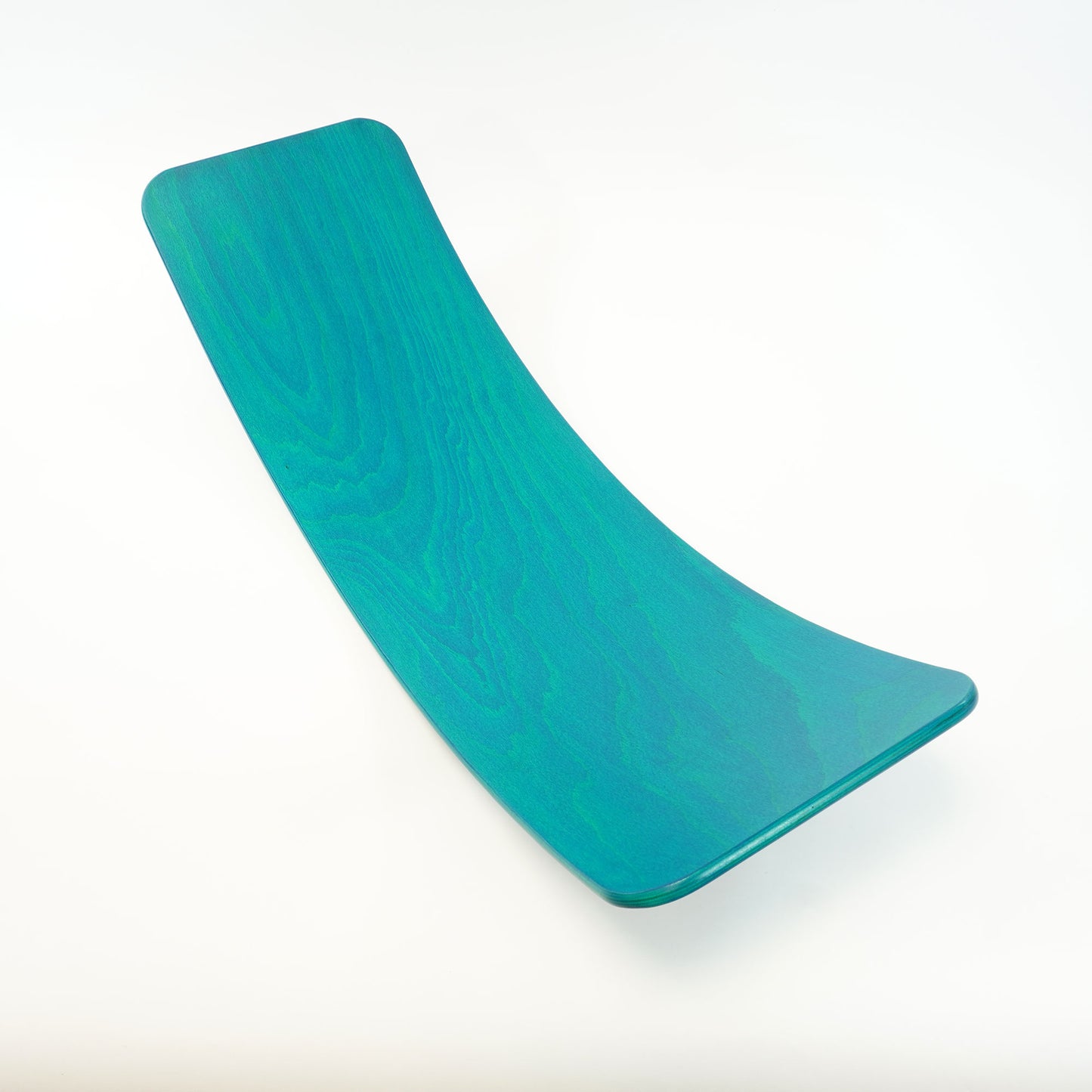 TICTOYS - das.BRETT Balance Board lackiert mit Korkriemen / BLAU