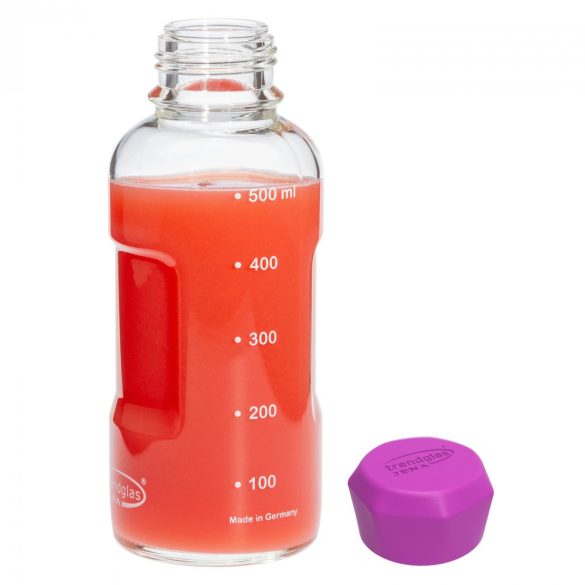 TRENDGLAS JENA Glasflasche BLUE OCEAN / 500ml (Diverse Farben)