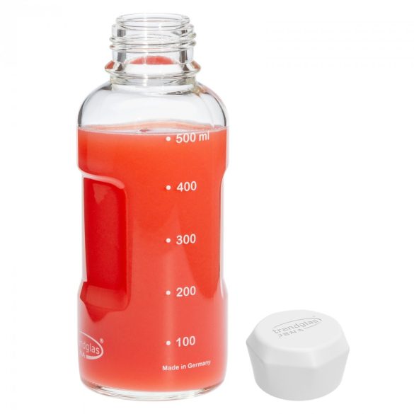 TRENDGLAS JENA Glasflasche BLUE OCEAN / 500ml (Diverse Farben)
