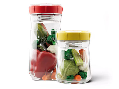 KEFIRKO DIY Glas Veggie (1.4L) / ROT