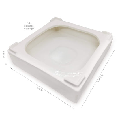 ZIRBENLÜFTER® CUBE II Keramik-Verdunsterschale (1.5l)