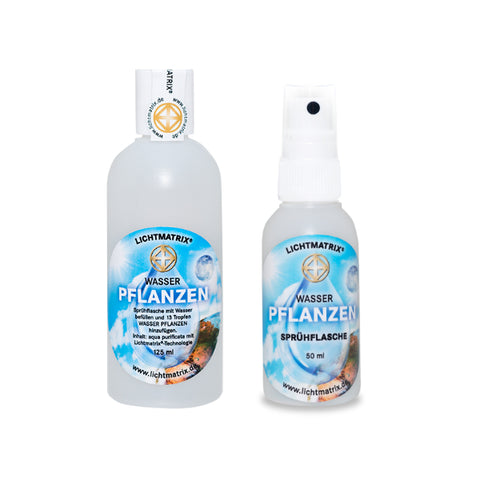 Image of LICHTMATRIX® Wasser / PFLANZEN (Konzentrat 125ml + Sprühflasche Sets)