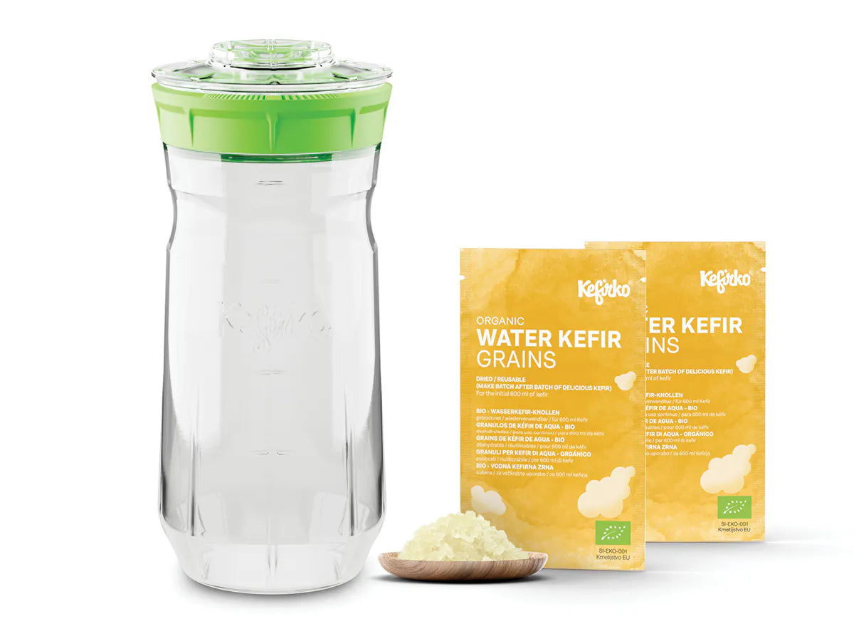 KEFIRKO DIY Wasserkefir STARTER-KIT 1 (Diverse Farben)
