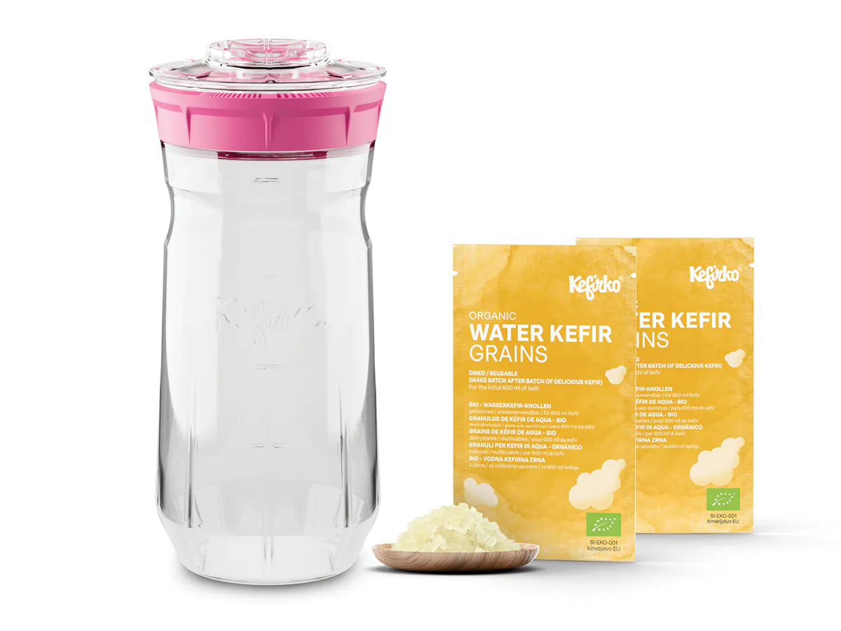 KEFIRKO DIY Wasserkefir STARTER-KIT 1 (Diverse Farben)