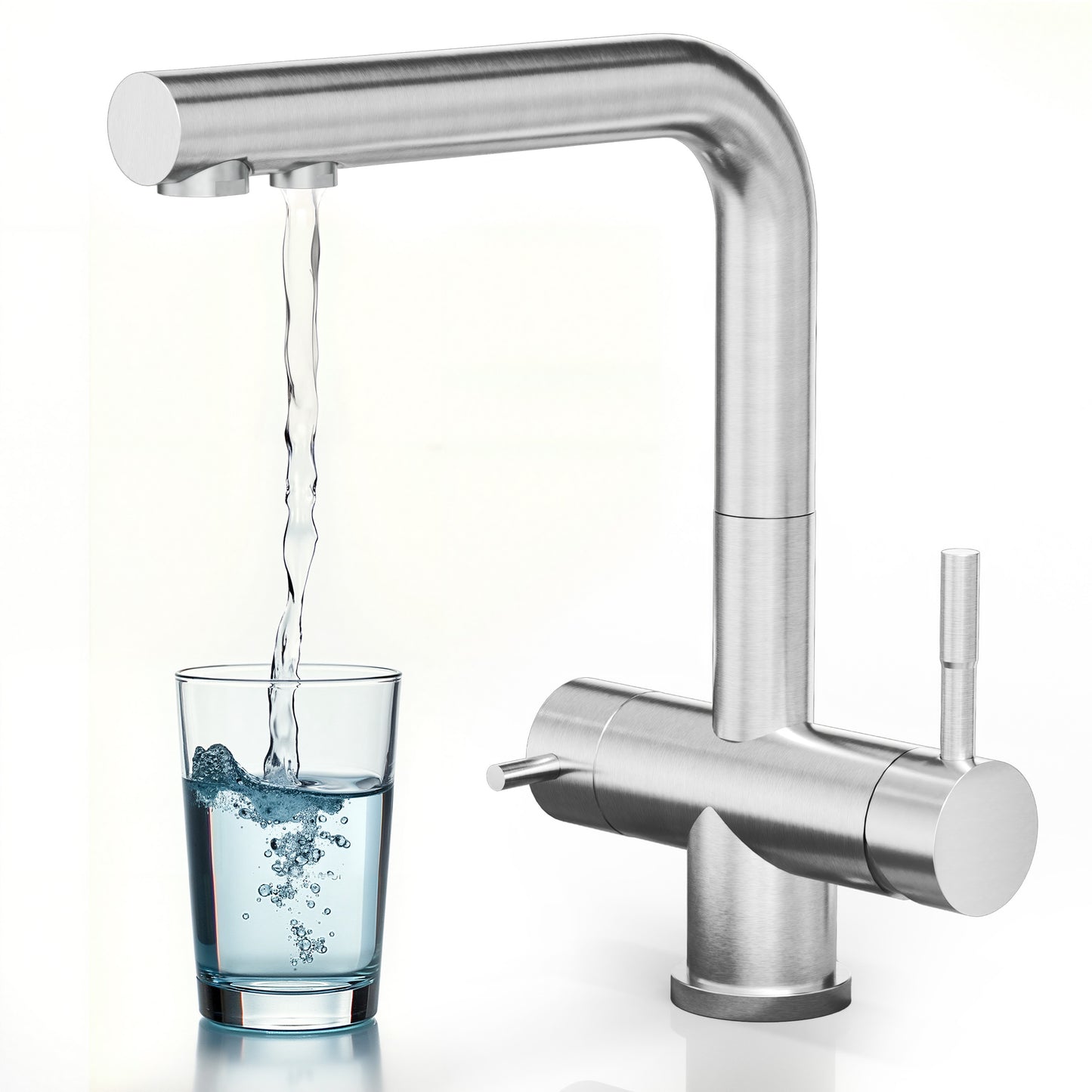 ZARA INOX Edelstahl 3-Wege-Armatur
