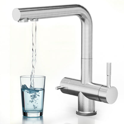ZARA INOX Edelstahl 3-Wege-Armatur
