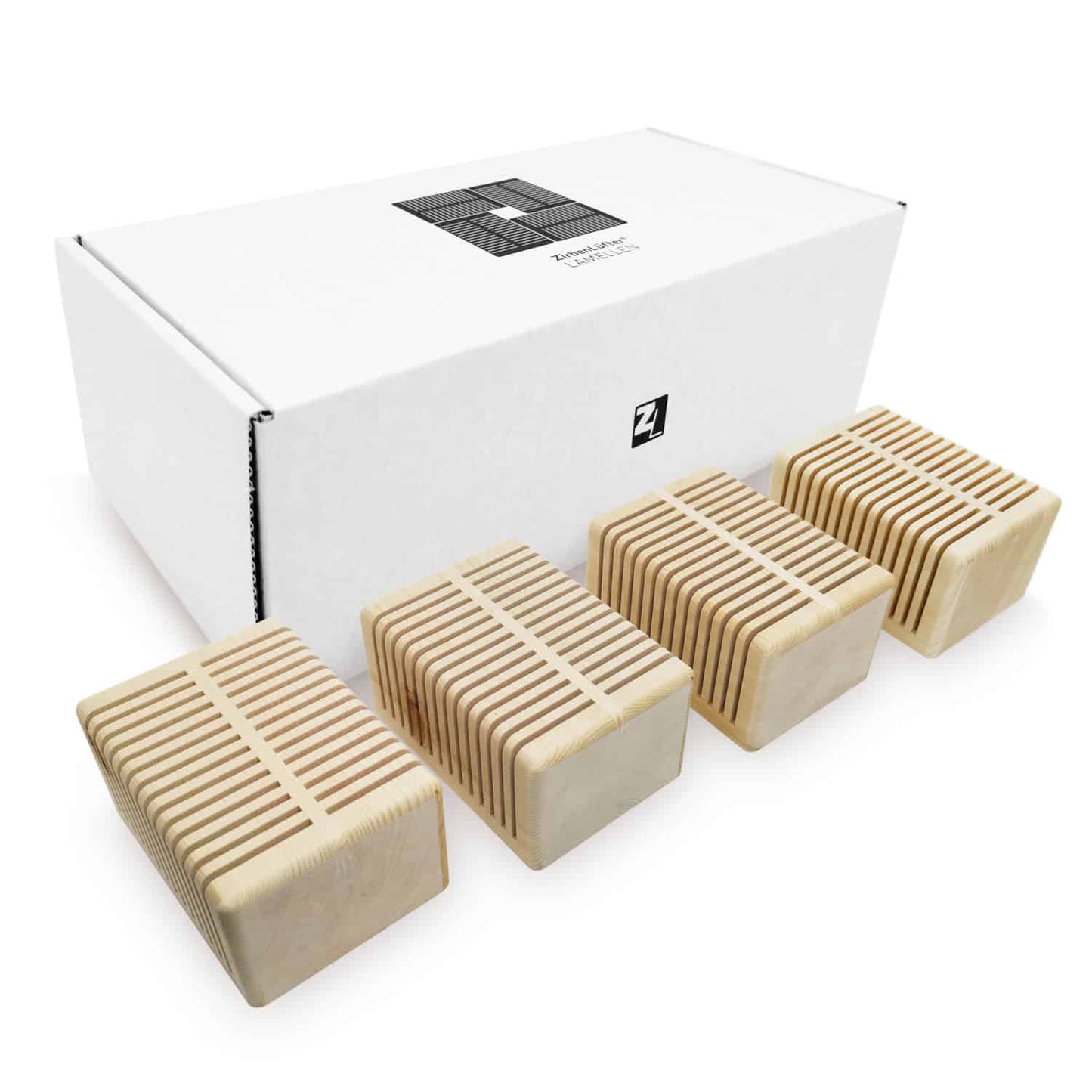 ZIRBENLÜFTER® Ersatz-Lamellenblöcke 4er (CUBE)
