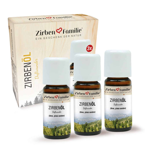 ZIRBENFAMILIE ätherisches Öl (3x10ml) / Zirbe (Arve)