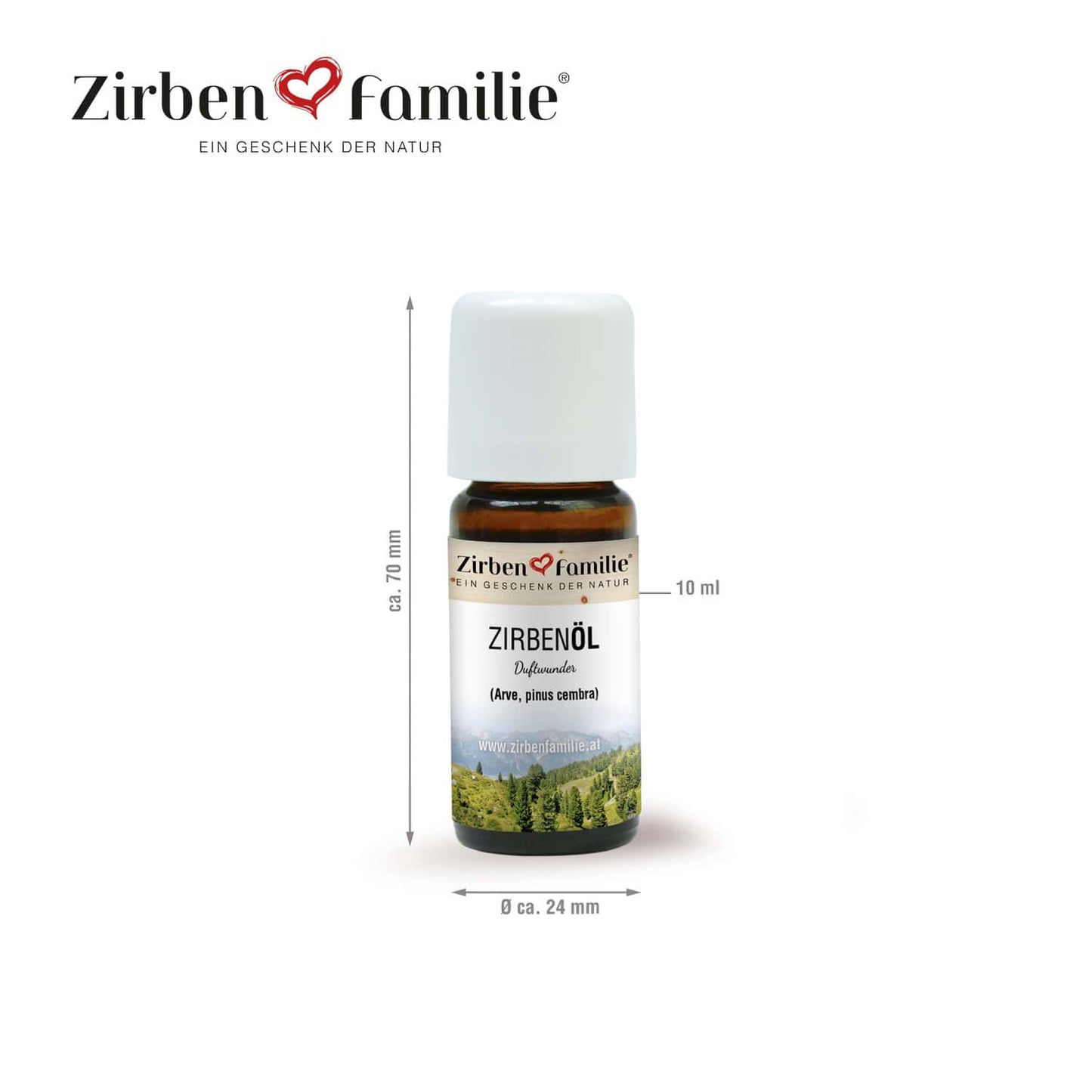 ZIRBENFAMILIE ätherisches Öl (3x10ml) / Zirbe (Arve)