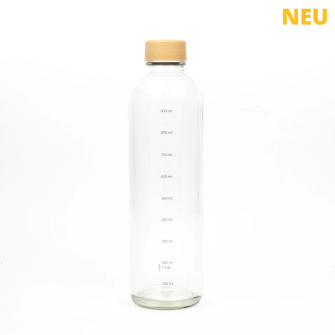 Image of CARRY Glasflasche (1L) / HYDRATION (mit Volumenmarkierung)