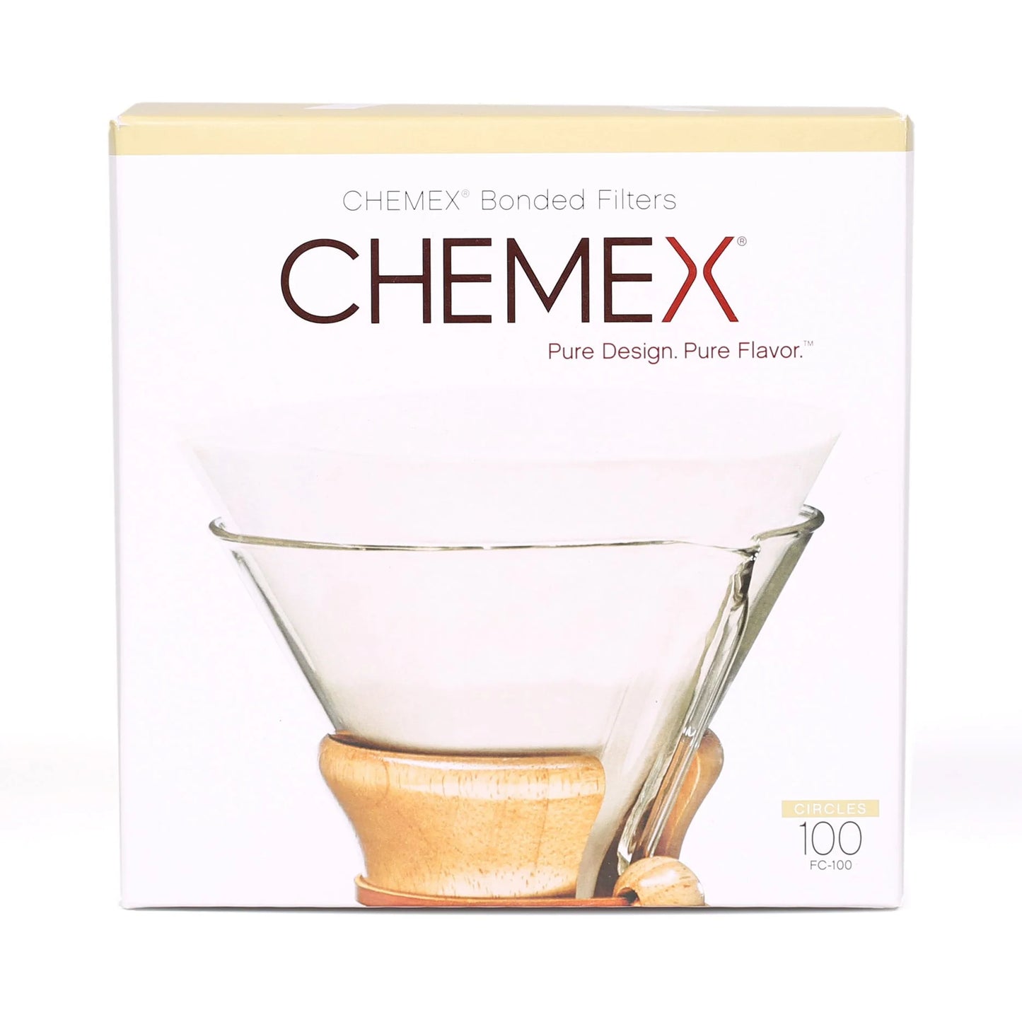 CHEMEX Kaffee-Filterpapier (rund/viereckig) / 100Stk.