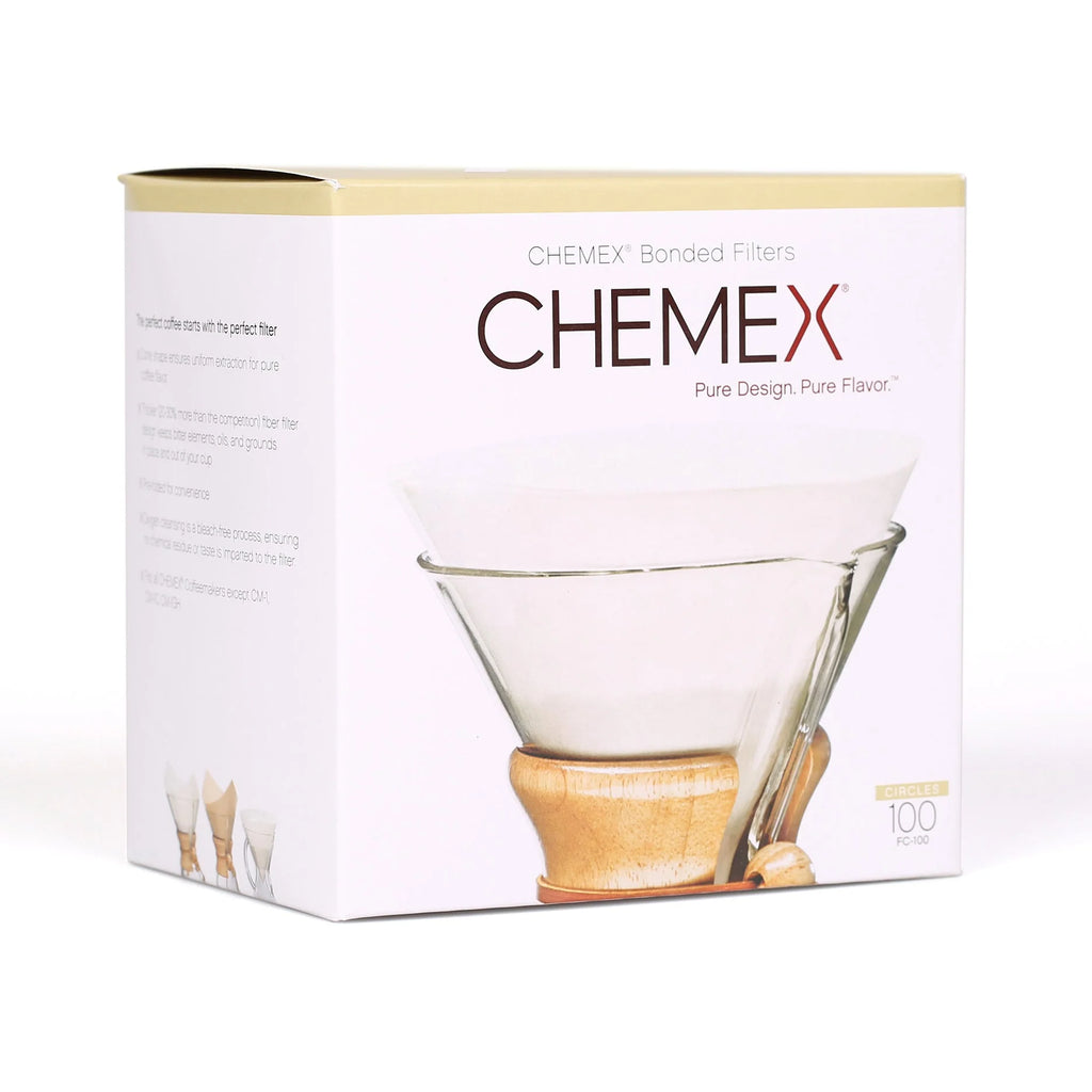 CHEMEX Kaffee-Filterpapier (rund/viereckig) / 100Stk.