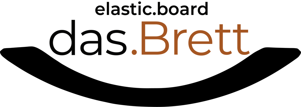 TICTOYS - das.BRETT Balance Board (mit Korkriemen) NATUR