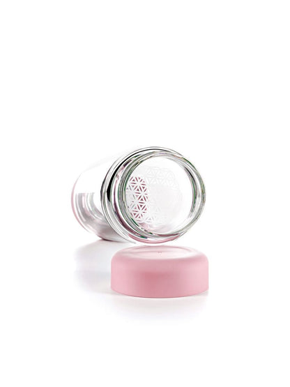 VITA JUWEL inu! Trinkflasche 5dl / BLOSSOM ROSE (Bergkristall/Rosenquarz)