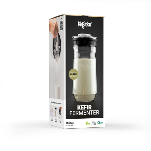 Image of KEFIRKO DIY Kefir-Fermenter (1.4l)/ BLACK (Limited Edition)