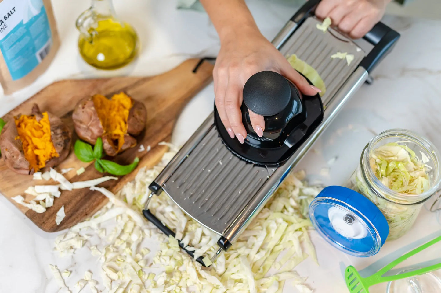 KEFIRKO DIY Mandoline Slicer (Edelstahl)
