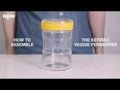 KEFIRKO DIY Glas Veggie (9dl) / ROT