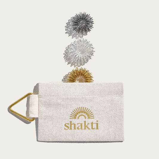 SHAKTI Akupressur-Ringe / 3er SET