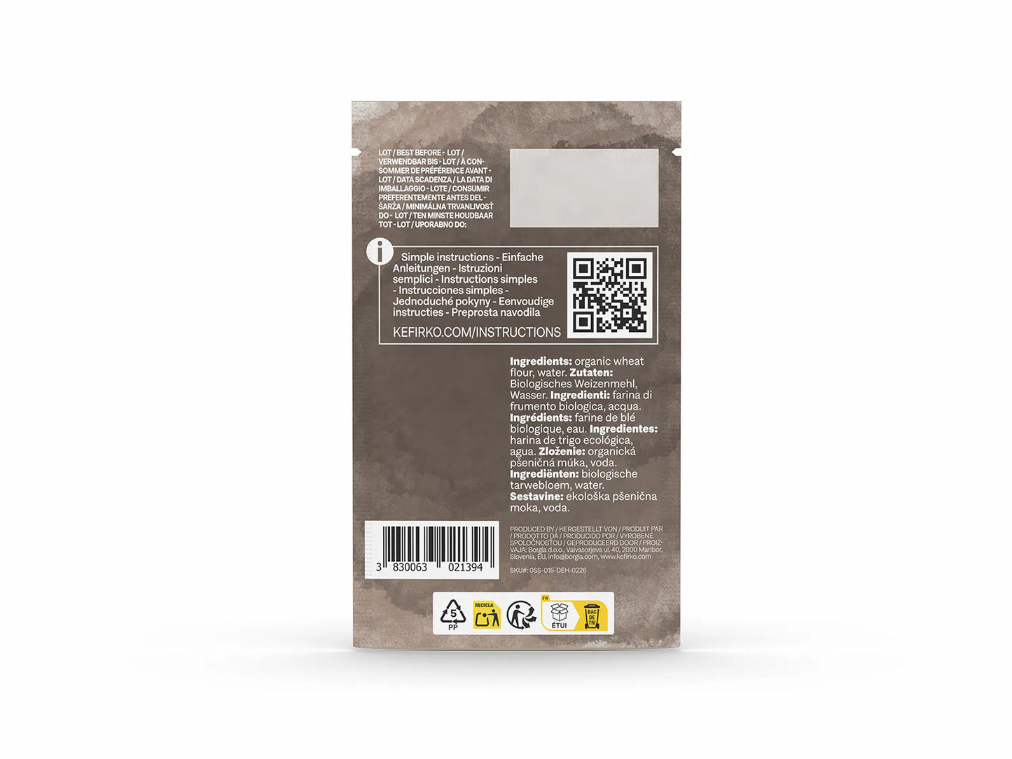KEFIRKO DIY Getrockneter Bio Sauerteig-Starter (15g)