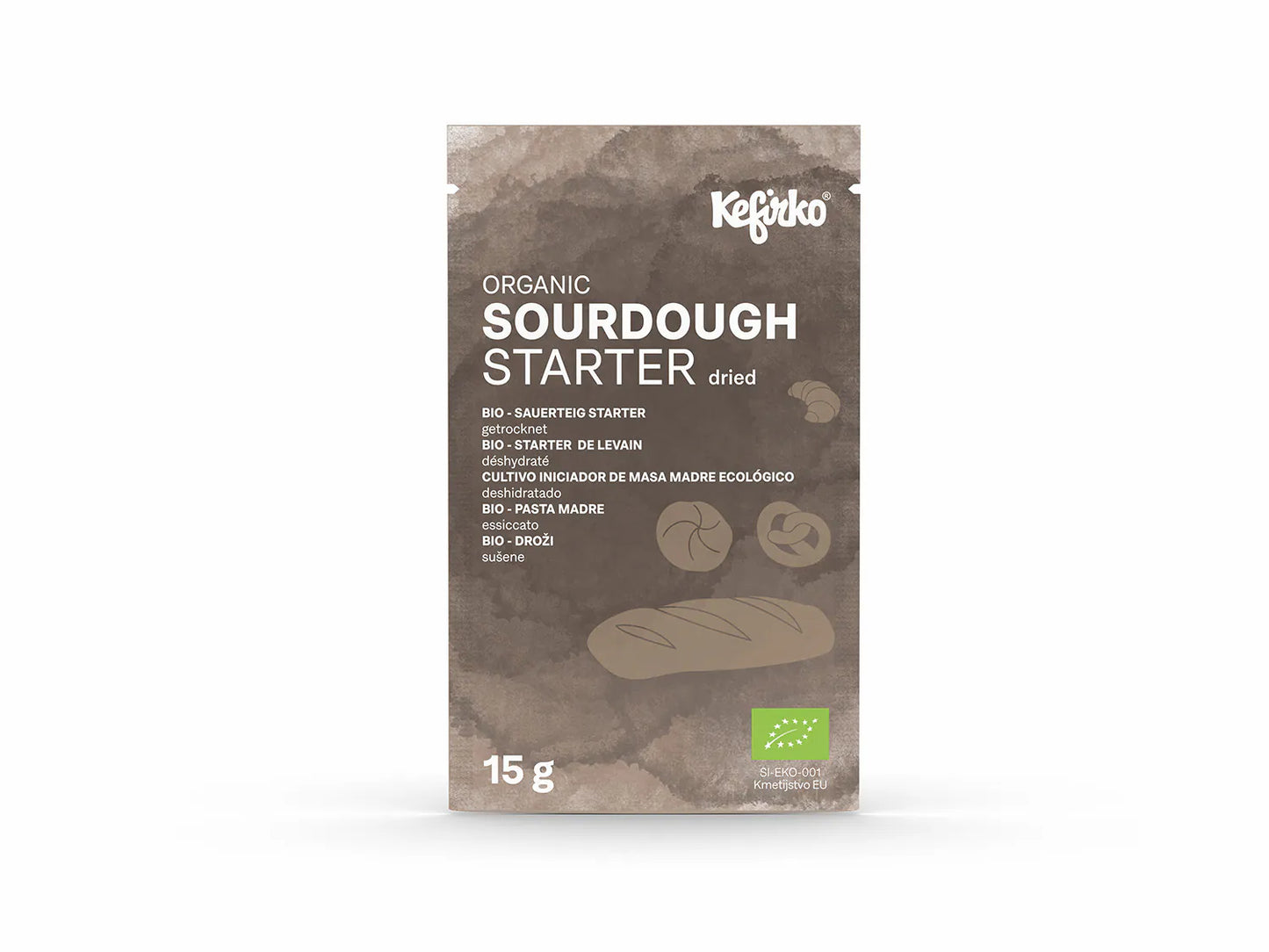 KEFIRKO DIY Getrockneter Bio Sauerteig-Starter (15g)